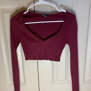 Love culture long sleeve crop top